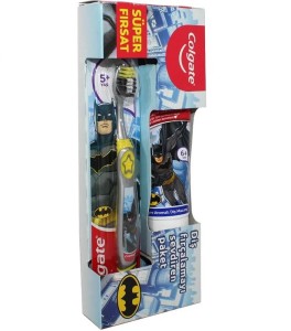 Colgate - Colgate Barbie-Batman Diş Macunu 75 Ml + Fırça Set