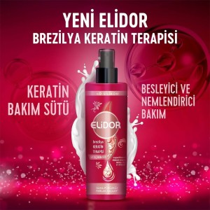 Elidor Brezilya Keratin Terapisi Sıvı Saç Bakım Sütü 200 Ml - Thumbnail