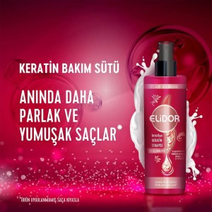 Elidor Brezilya Keratin Terapisi Sıvı Saç Bakım Sütü 200 Ml - Thumbnail