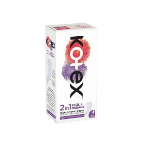 Kotex - Kotex 2 in 1 Uzun Günlük Ped 22'li