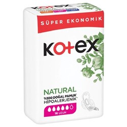 Kotex Natural Ultra Quadro Uzun 16'lı - Thumbnail