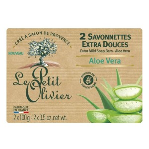 Le Petit Olivier - Le Petit Olivier Aloe Vera Traditionnal Soaps 2x100 Gr