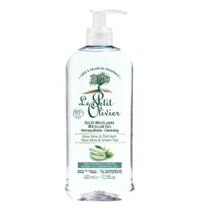 Le Petit Olivier - Le Petit Olivier Aloe Vera&Yeşil Çay Makyaj Temizleme Jeli 400 Ml