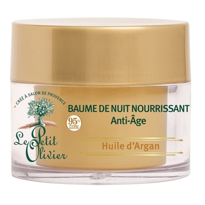 Le Petit Olivier Argan Oil Night Anti-Aging Balm 50 Ml