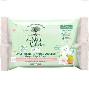 Le Petit Olivier - Le Petit Olivier Baby Gentle Cleansing Wipes 56'lı