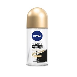 Nivea - Nivea Invisible Black&White İpeksi Pürüzsüzlük Kadın Roll-On 50 Ml