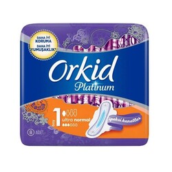 Orkid - Orkid Platinum Hijyenik Ped Normal Tekli Paket 8'li