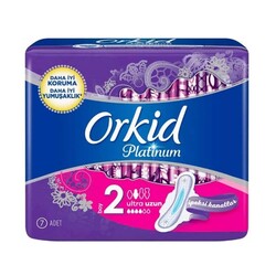 Orkid - Orkid Platinum Hijyenik Ped Uzun Tekli Paket 7'li