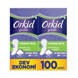 Orkid - Orkid Yaprak Günlük Ped Normal Dev Ekonomik Paket 100'lü